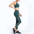 Trang phục tập thể dục trang phục bên ren-up legging